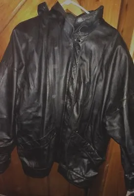 Vintage Leather Jacket • $40