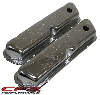 1962-85 Ford Small Block 260-289-302-351w Steel Valve Covers - Flamed • $38