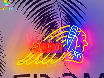 Indian Motorcycle Motorcycles Acrylic 20 X16  Neon Light Sign Lamp Garage Decor • $130.79