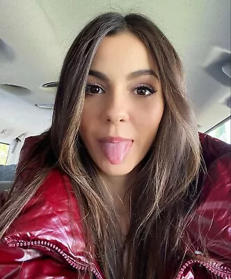 Victoria Justice - Sticking Her Tongue Out At You !! • $2.22