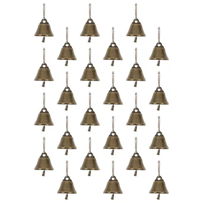 £10.46 • Buy 25Pcs Metal Door Bell Jingle Bells Ornaments Hanging Brass Bell Hanging Bronze