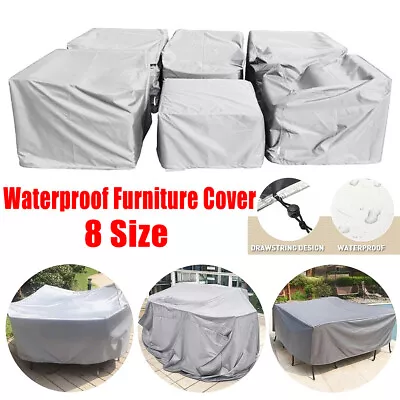 Furniture Cover UV IN/Outdoor Garden Patio Table Shelter Chair Sofa Waterproof • $16.59