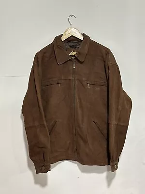 Camel Active Suede Jacket Brown Men’s Large • £50