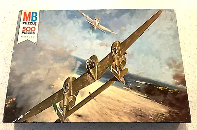 1976 Vintage Combat Milton Bradley Puzzle NEW UNOPENED! Airplane Military 500 Pc • $12.99