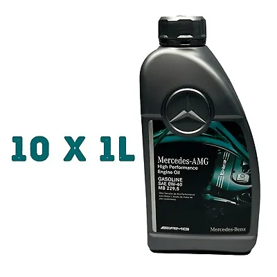 Genuine Mercedes-Benz 0W-40 AMG Fully Synthetic Engine Oil MB 229.5 10 Litre 10L • £79.99