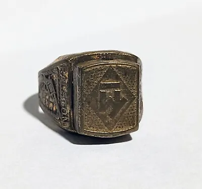 $200 • Buy 1938 Tom Mix Mystery Look-in Photo Ring Ralston Cereal Premium