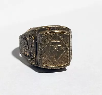 $200 • Buy 1938 Tom Mix Mystery Look-in Photo Ring Ralston Cereal Premium