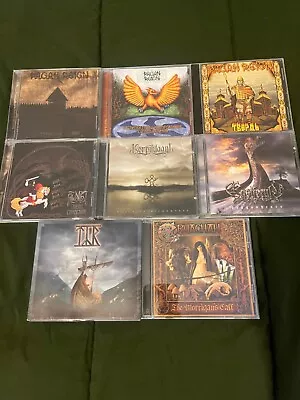 Folk Metal 8 Cd Lot Tyr Korpiklaani Ensiferum Alkonost Pagan Reign • $40