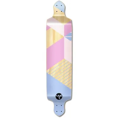 Yocaher Drop Down Longboard Deck -  Geometric Series - Purple (DECK ONLY) • $59.99