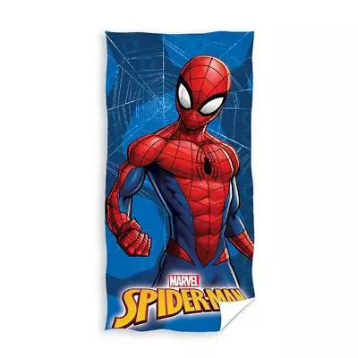 Spiderman Large Towel Beach Pool Bath Cotton Superhero Fans Official Marvel • £15.99