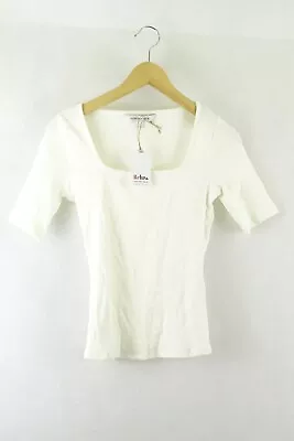 $22 • Buy Forever New White Top XS By Reluv Clothing