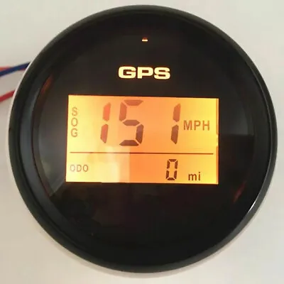 52mm Digital GPS Speedometer 0-999 Knot 7 Color Backlight For Car Marine Truck   • $64.51