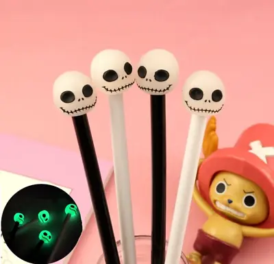£2.99 • Buy Halloween Luminous Skull Pen Stationery Kawaii Party Loot Bag Cute Novelty