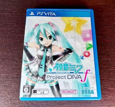 PS Vita  Miku Hatsune Project DIVA- F PlayStation Vita Cartridge And Case Japan • $11