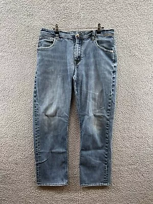 Marmot Jeans Mens Size 34 Blue Straight Leg Pants Medium Wash • $29.99