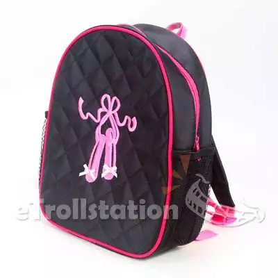 Lovely Girls Large Black Backpack Dance Bag Pink Ballet ShoesTap Quilted Dress • $12.99