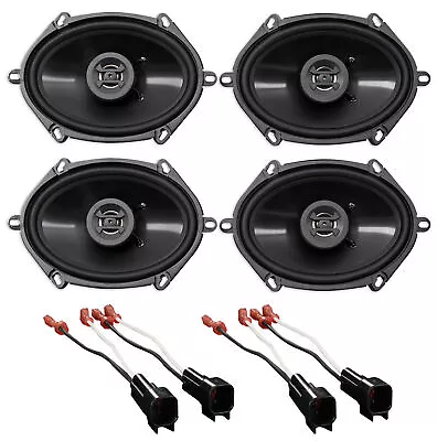 Hifonics 6x8  Front+Rear Speaker Replacement For 2008-10 Ford F-250/350/450/550 • $83.80