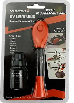 $42.99 • Buy Quick 5-15 Second Fix UV Light Liquid Plastic Welding Compound Glue