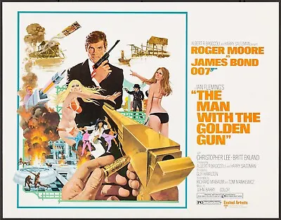 New James Bond The Man With The Golden Gun Movie Print Poster Art Size A5-a1 • $22.50