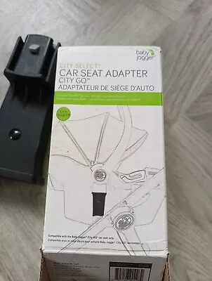 Baby Jogger City Select Car Seat Adapter For City GO also Fits Other Models Too • £15