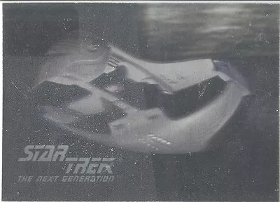 Star Trek TNG Inaugural Edition - 03H  Romulan Warbird  Hologram Card • £7.99