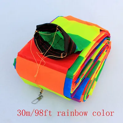 $19.90 • Buy NEW Kite Accessories /30m Long Tail 3D Tail For Delta Kite/Stunt /software Kites