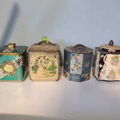 Tin Lid Flowers Mixed Lot Vintage Romantic Cottage Core Murray Allen • $29.99