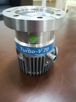 Varian Turbo-V 70 MacroTorr Turbo Vacuum Pump  Working • $1350