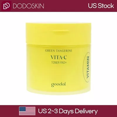 US SELLER Goodal Green Tangerine Vita C Toner Pad 70 Sheets 140ml • $25.49