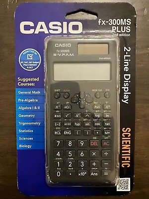 Casio FX-300MS PLUS 2nd Edition Scientific Calculator (BRAND NEW FACTORY SEALED) • $101.15
