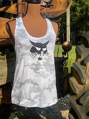 Women's Racerback Tractor * Bobcat * Camo Sparkle * Xl • £24.11