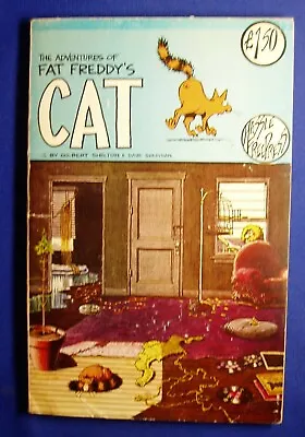 Adventures Of Fat Freddy's Cat 140-page Digest/paperback UK 1st 1978. FN-. Rare. • £25