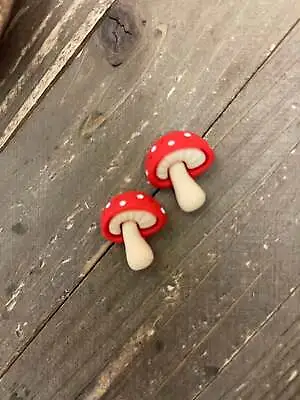 Mushroom Madness Stud Earrings • $4.88