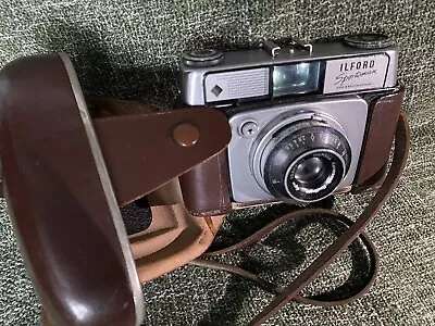 Vintage ILFORD Sportsman Camera & Genuine ILFORD Fitted Leather Case  - Germany • £30