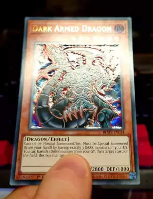 Yu-Gi-Oh! Ultimate Rare Style Dark Armed Dragon Custom Etched • £15