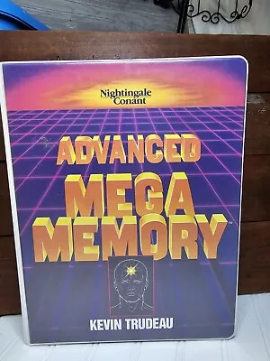 Advanced Mega Memory Course Program Kevin Trudeau Audio Cassette & VHS Tape NEW  • $18.95