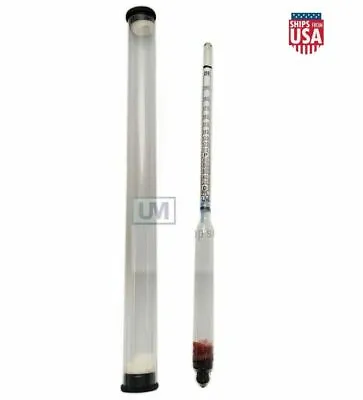 Proof & Tralle Hydrometer Alcohol Meter Distilling Test Spirit Scale 0-200% • $12.50