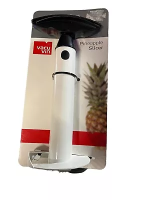 $6.49 • Buy VACU VIN PINEAPPLE SLICER -Black Handle - CORE And SLICE - Carded - Easy To Use