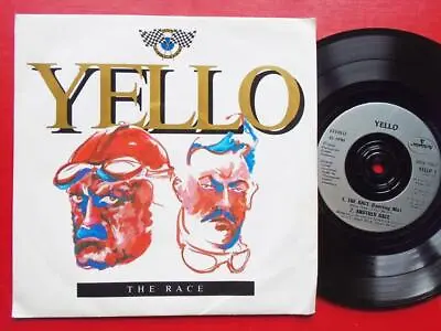 Yello The Race 7  Mercury YELLO1 EX/VG 1988 Picture Sleeve The Race/Another Rac • £8.51