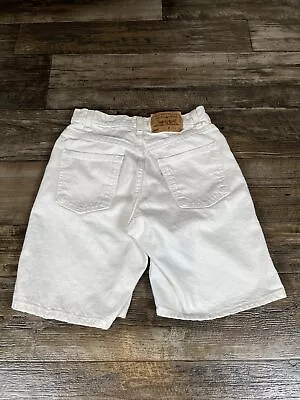 Vintage Levis 560 Mens Shorts 29 Denim Jean Jorts White Tab Baggy Y2K • $19.99