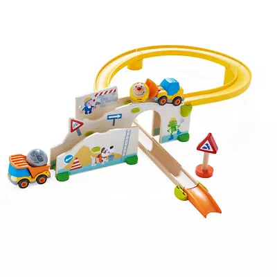 HABA Kullerbu At The Construction Site Play Track - 13 Piece Starter Set • $49.99