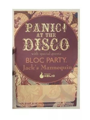 Panic At The Disco Bloc Party Poster Panic • $16.93