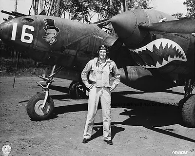 U.S. Army Air Force Ace Captain Robert L. Faurot 8 X10  World War II 2 Photo 110 • $7.43