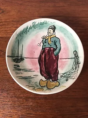 Vintage Martin Boyd Australian Pottery Dutch Man Hand Painted Wall Plate 1950's • $70