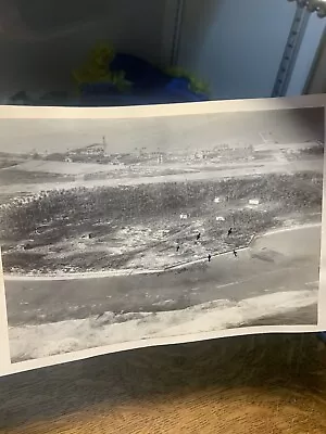 WW2 USMC Aerial Recon Photo Jap Island Original Wotje Invasion Rare!!! • $5