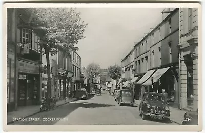 STATION STREET COCKERMOUTH - Cumberland Postcard Sanderson & Dixon • £15