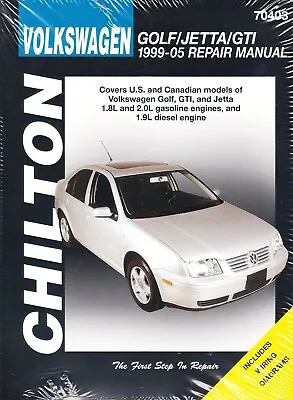 1999-2005 Volkswagen Golf Jetta & GTI Chilton's Repair Shop Service Manual 7187 • $39.90