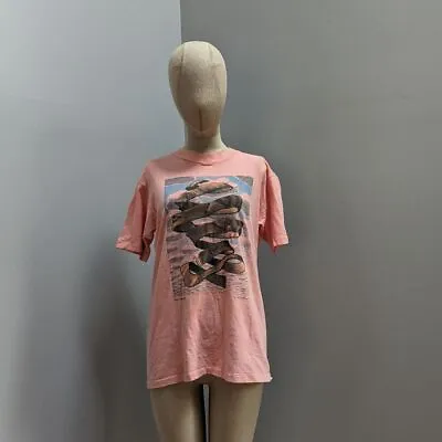 M.C. Escher Oneita Pink Vintage 1991 T-Shirt Size L • $131.25