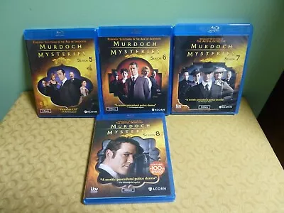 Murdoch Mysteries: Seasons 5-8 Collection (Blu-ray) Like New • $23.16