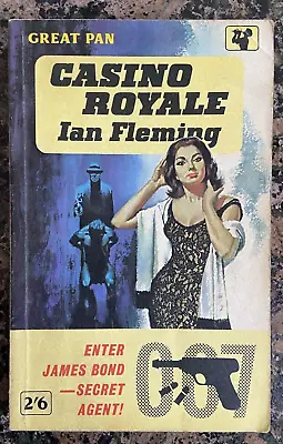 Casino Royale | Ian Fleming James Bond | Great PAN G198 1962 Yellow Band 2'6 • £10